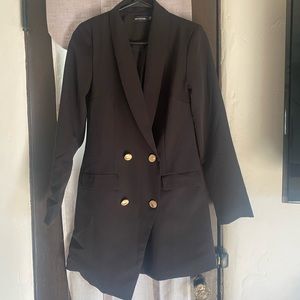 Black Blazer Dress